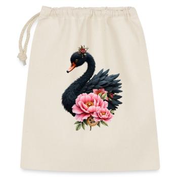 A touch of pink and the glow of a swan. - Gift Bag 40 x 50 cm - nature - Front