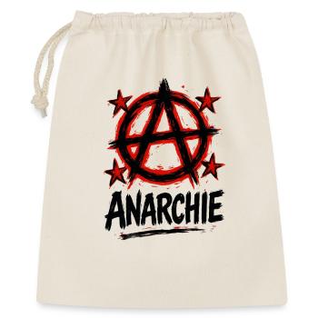 Anarchie – Punk – Revolution - Geschenkbeutel aus Baumwolle (40 x 50 cm) - Natur - Vorne