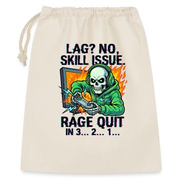 Was? No, Skill Issue. - Gift Bag 40 x 50 cm - nature - Front