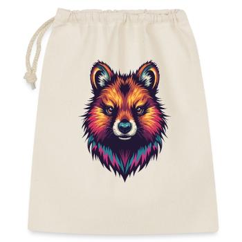 Colored Quokka Portrait - Gift Bag 40 x 50 cm - nature - Front