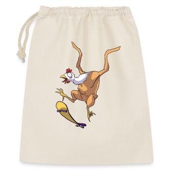Skateboarding chicken - Gift Bag 40 x 50 cm - nature - Front