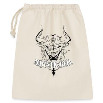 Majestic Bull - Geschenkbeutel aus Baumwolle (40 x 50 cm) - Natur - Vorne
