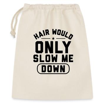 Bald Humor Shaved Head | Funny Man Gift - Gift Bag 40 x 50 cm - nature - Front