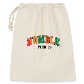 Humble Curved Rainbow Text - Gift Bag 40 x 50 cm - nature - Front