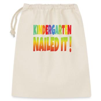 Panneau de réussite coloré de la maternelle - Sac cadeau 40 x 50 cm - nature - Devant