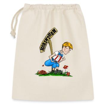 Korinthenkacker blond - Geschenkbeutel aus Baumwolle (40 x 50 cm) - Natur - Vorne