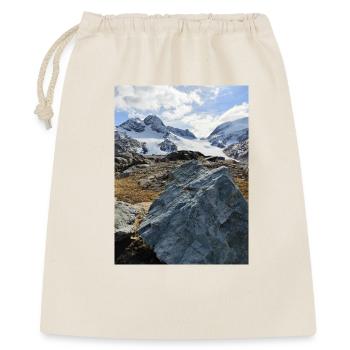 Gletscher des Heiligen Solin d'Arves - Geschenkbeutel aus Baumwolle (40 x 50 cm) - Natur - Vorne