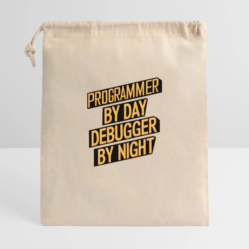 Programmer by Day, Debugger by Night Gift Bag 40 x 50 cm
