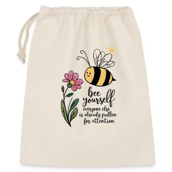 Abeille vous-même - Sac cadeau 40 x 50 cm - nature - Devant