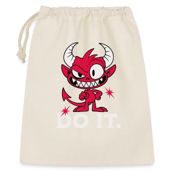 Fais-le. Diable effronté - Sac cadeau 40 x 50 cm - nature - Devant