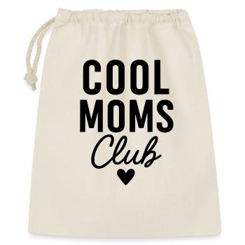 Club des mamans cool - Sac cadeau 40 x 50 cm - nature - Devant