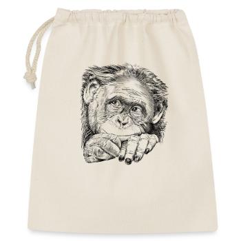 Monkey - Gift Bag 40 x 50 cm - nature - Front