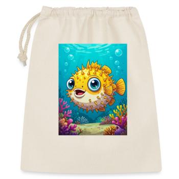 Poisson-globe – poisson venimeux dans les récifs coralliens tropicaux - Sac cadeau 40 x 50 cm - nature - Devant