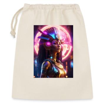 Hathor – Déesse du Son Céleste - Sac cadeau 40 x 50 cm - nature - Devant