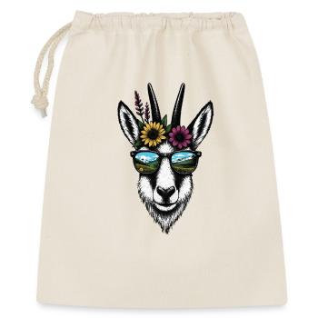 Gams Illustration Mountains Summer - Gift Bag 40 x 50 cm - nature - Front