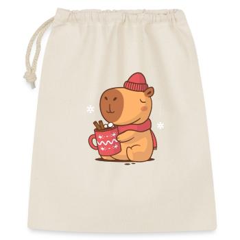 Vacances douillettes à Capybara - Sac cadeau 40 x 50 cm - nature - Devant