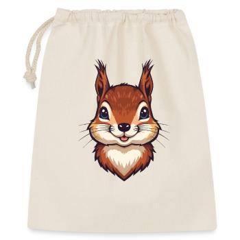 Cute Squirrel Head - Gift Bag 40 x 50 cm - nature - Front