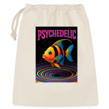 Psychedelic Fish in Spirals - Sac cadeau 40 x 50 cm - nature - Devant