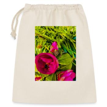 Pink Roses in Green Garden - Gift Bag 40 x 50 cm - nature - Front