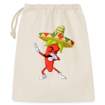 Tamponnement de la chemise piment - Sac cadeau 40 x 50 cm - nature - Devant