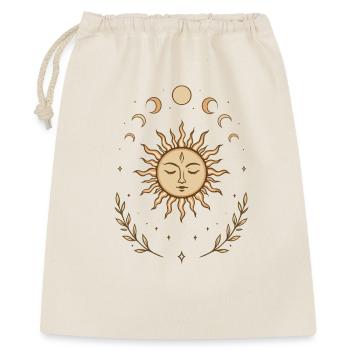 Mittsommer Sonne – Spirituelles Symbol - Geschenkbeutel aus Baumwolle (40 x 50 cm) - Natur - Vorne