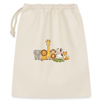 Cute Safari Animal Lovers - Gift Bag 40 x 50 cm - nature - Front