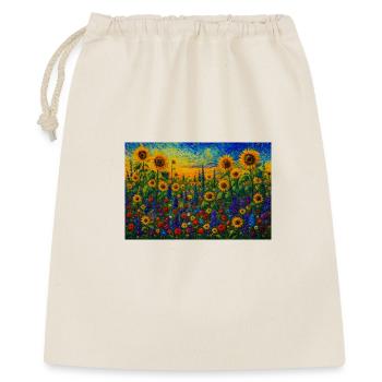 Sunny Sunflower Field - Gift Bag 40 x 50 cm - nature - Front