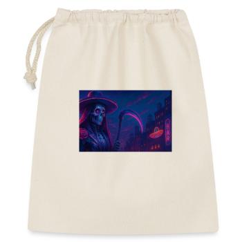 Faucheur Néon – Mort Cyberpunk - Sac cadeau 40 x 50 cm - nature - Devant