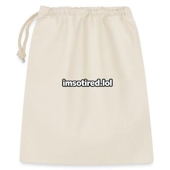 ImsoTired Lol Meme - Gift Bag 40 x 50 cm - nature - Front