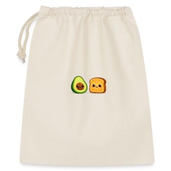 Avocado Friends Toast Duo - Sac cadeau 40 x 50 cm - nature - Devant