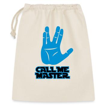 Call me Master | Jedi | Hand | Meister - Sac cadeau 40 x 50 cm - nature - Devant