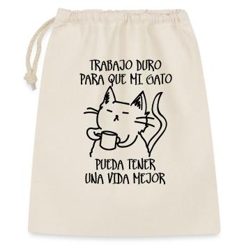 Hard work - Gift Bag 40 x 50 cm - nature - Front
