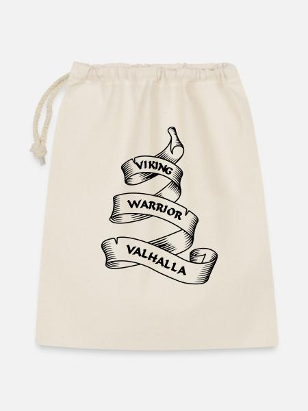 Wikinger Wimpel oder Banner transparent - Geschenkbeutel aus Baumwolle (40 x 50 cm) - Natur