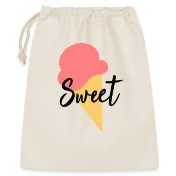 Ice Cream Ice Cream Strawberry Ice Cream Summer Festival - Gift Bag 40 x 50 cm - nature - Front