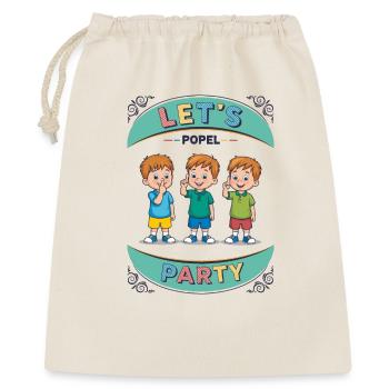 Soirée crottes de nez pour enfants - Sac cadeau 40 x 50 cm - nature - Devant