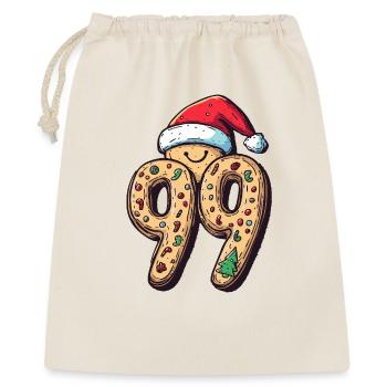 99 Number Biscuit Christmas - Gift Bag 40 x 50 cm - nature - Front