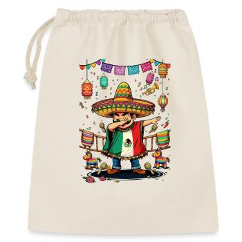 Fierté du Mexique & Maison Drapeau du Mexique - Sac cadeau 40 x 50 cm - nature - Devant