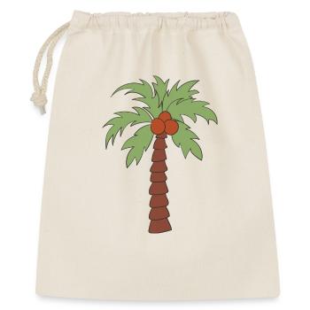 Palme - Geschenkbeutel aus Baumwolle (40 x 50 cm) - Natur - Vorne