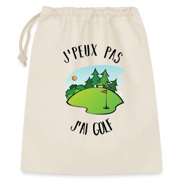 I can not play golf - Gift Bag 40 x 50 cm - nature - Front