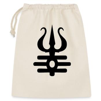 trishula trishul symbol hinduism buddhism Shiva - Gift Bag 40 x 50 cm - nature - Front