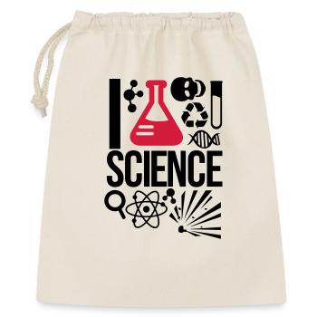 Wissenschaft - Geschenkbeutel aus Baumwolle (40 x 50 cm) - Natur - Vorne