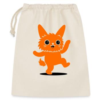 Funny animal character with big eyes - Gift Bag 40 x 50 cm - nature - Front
