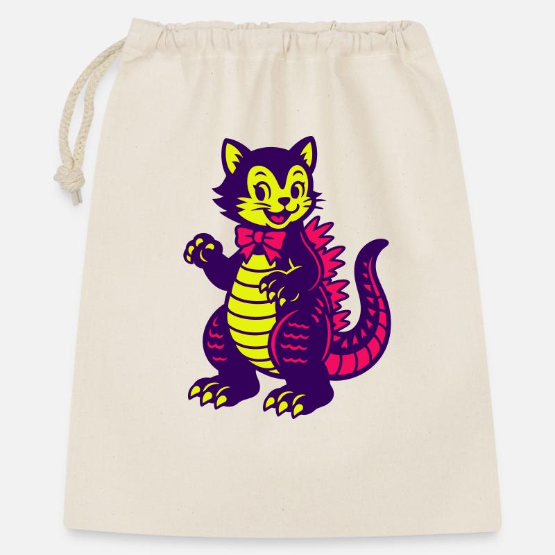 Cat Monster Super Cute - Gift Bag 40 x 50 cm - nature