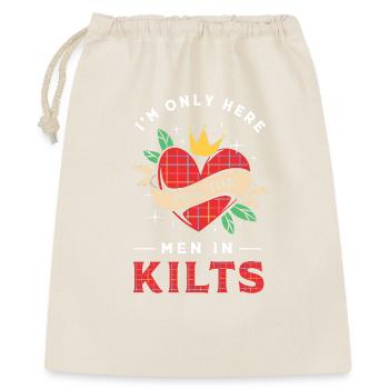 Kilt Scotland Scotland Jupe Tartan - Sac cadeau 40 x 50 cm - nature - Devant