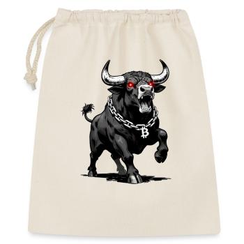 Bitcoin Bull Red Laser Eyes Crypto Bull Run - Gift Bag 40 x 50 cm - nature - Front
