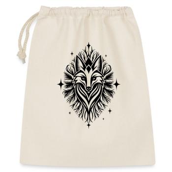 Krafttier Fuchs - spirituelles Waldtier Design - Sac cadeau 40 x 50 cm - nature - Devant