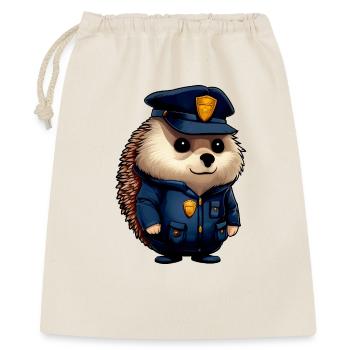 Police des hérissons - Sac cadeau 40 x 50 cm - nature - Devant