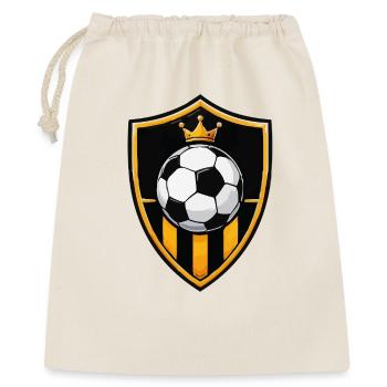 Bouclier royal de football avec couronne - Sac cadeau 40 x 50 cm - nature - Devant