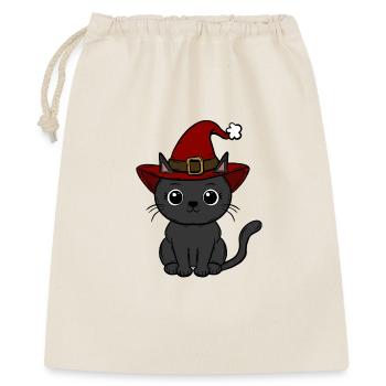 Noël chat - Sac cadeau 40 x 50 cm - nature - Devant