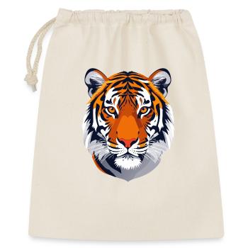 distinctive tiger face tiger head tiger motif - Gift Bag 40 x 50 cm - nature - Front